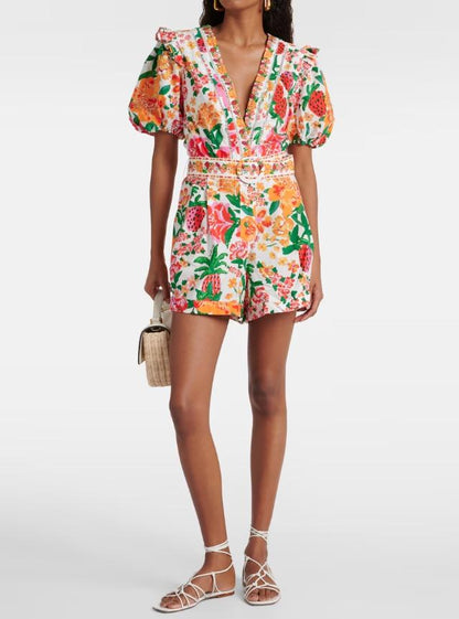 Summer Stylish Floral Jumpsuit