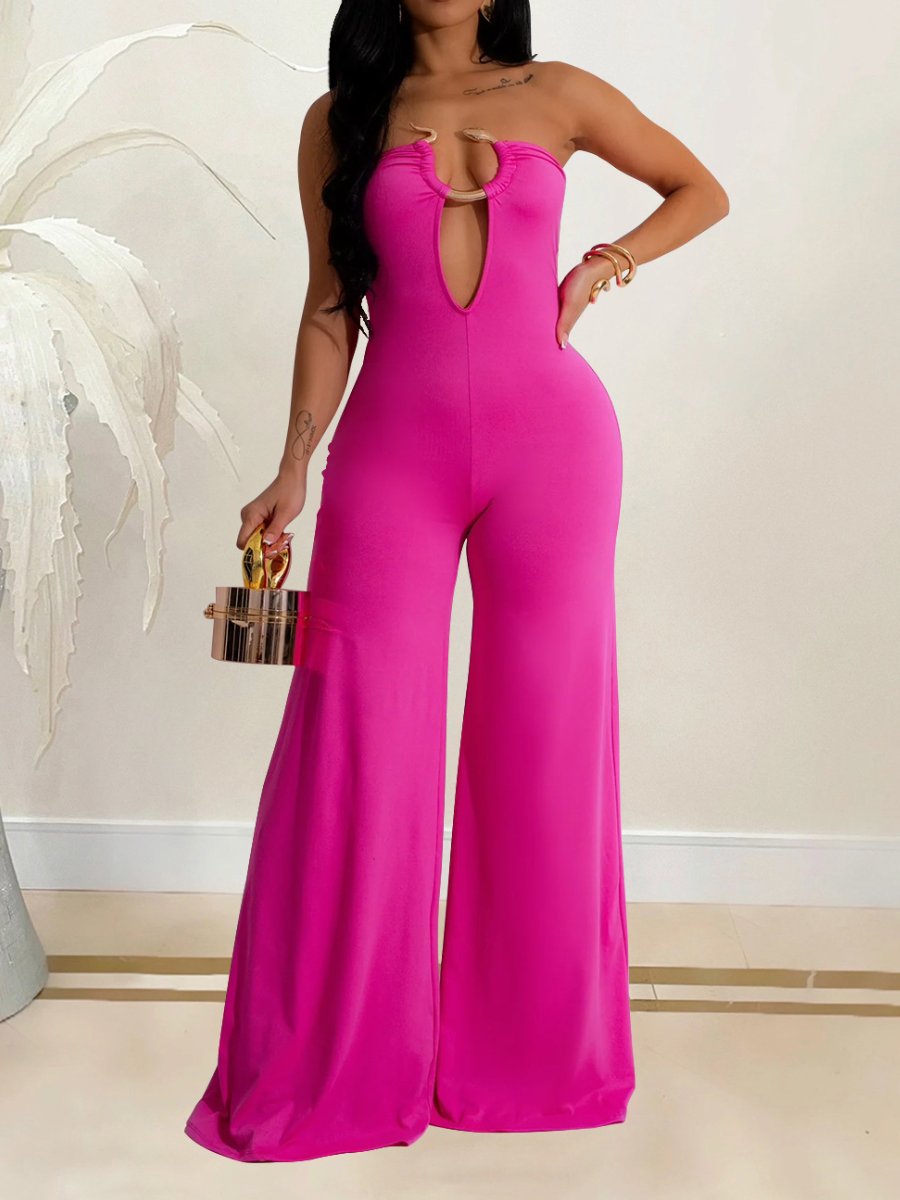 SS24 Fashion Pure Color Jumpsuit(Buy 2 Free Shipping✔️)