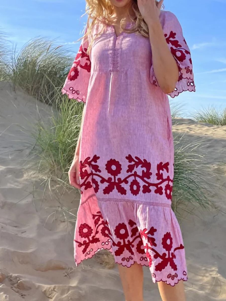 The Bohemian Summer Midi Dress