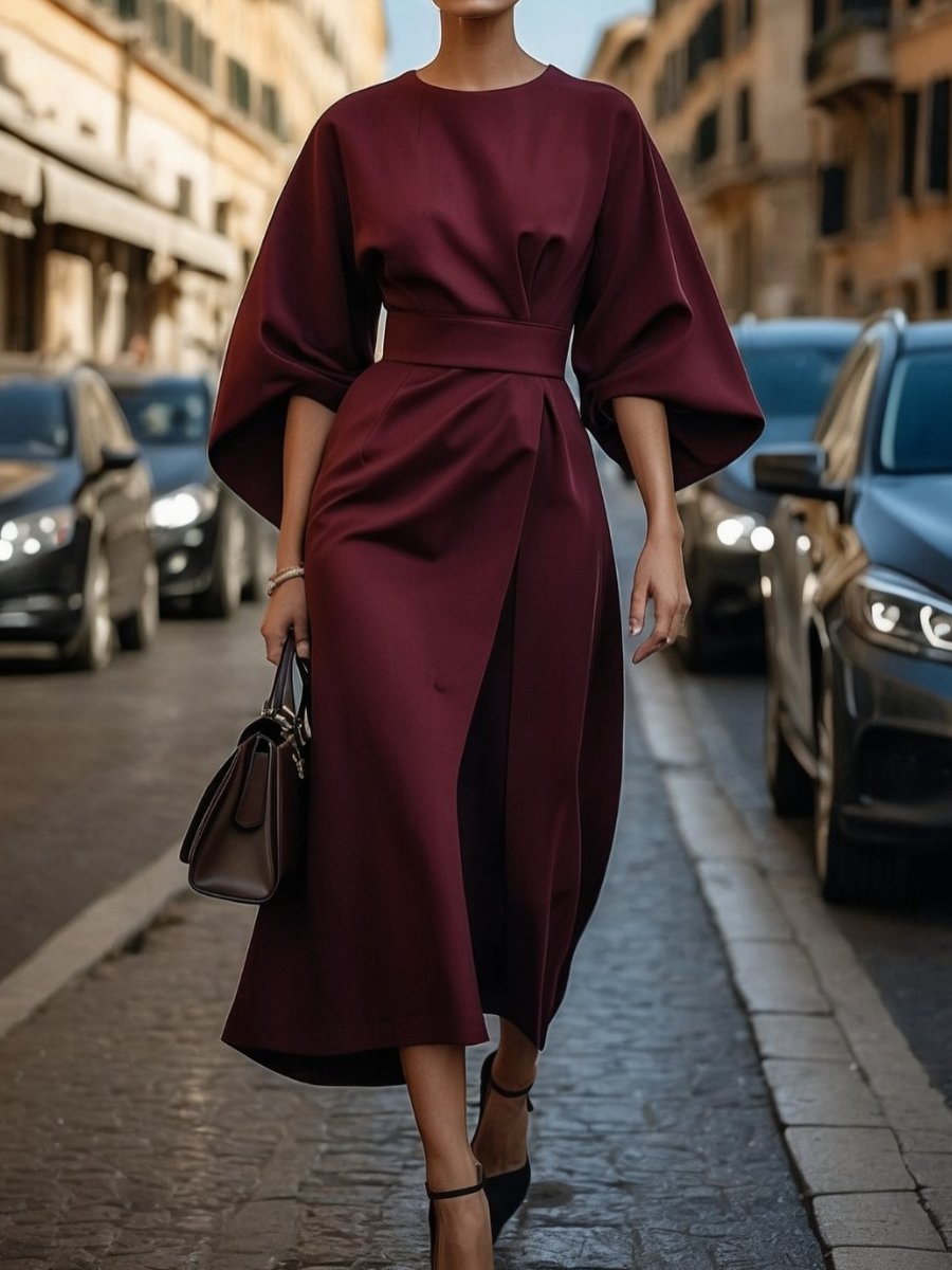 Elegant Italy Style Maxi Dress