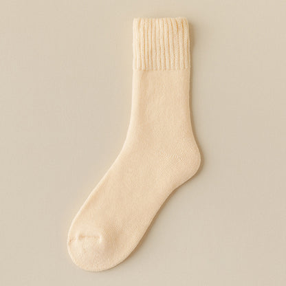 Women's fleece thickened stockings